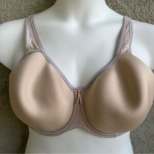 Wacoal basic beauty spacer t-shirt bra Sz 42D in tan